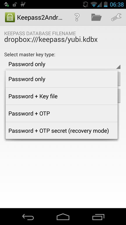 /qwe/keepass2android/raw/commit/30d45e086c887e0d07864370791d92f3ba544400/docs/How%20to%20use%20Keepass2Android%20with%20YubiKey%20NEO_Screenshot_2013-12-13-06-38-50_2.png
